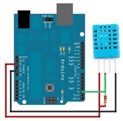 DHT11 Arduino датчик цифровой температура + влажность Нано Уно 2582 фото