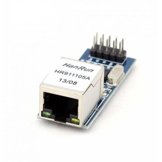 Модуль сетевой Ethernet RJ45 SPI ENC28J60 (MINI) HanRun HR9111105A для Arduino 51 AVR LPC STM32 ARM MCU сборка 2014-2 фото