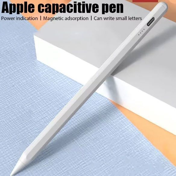 Apple Pencil (точна версія) Стілус олівець (колір білий) iPad (6-7-8-9-10) Pro (3-4-5) Air (3-4) Mini (5-6) A2696/A2757/A2777/ A26 8063 фото