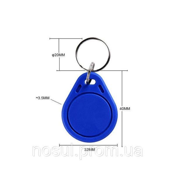 Tecsar NFC таблетка (КРАСНЫЙ) брелок RFID 13.56mhz Mifare 1k 13.56 MHz&nbsp;ISO14443А контроль доступа терминал 5763-2 фото