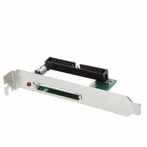 Адаптер 3.5'' IDE (40 pin папа) - CF (метал. PCI планка крепления) Compact Flash Card PCI bracket back panel 0216 фото