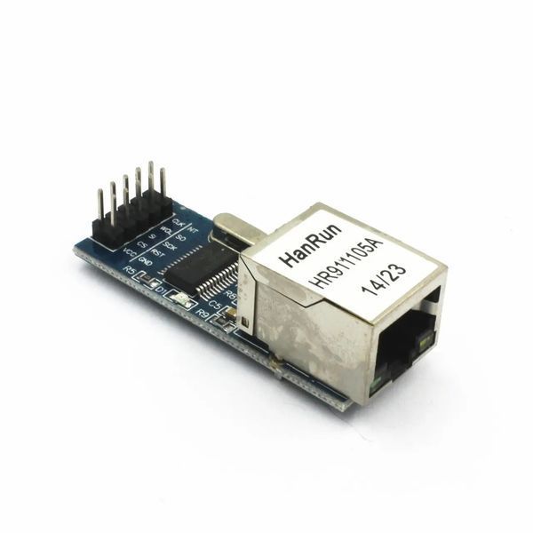 Модуль сетевой Ethernet RJ45 SPI ENC28J60 (MINI) HanRun HR9111105A для Arduino 51 AVR LPC STM32 ARM MCU сборка 2014-2 фото