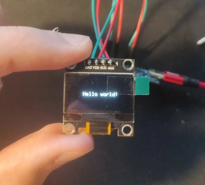 OLED дисплей модуль IIC 0.96 4 pin 128*64 белый White 26*26 мм NEW (I2C SSD1306 12864) модуль для Arduino 5143 фото