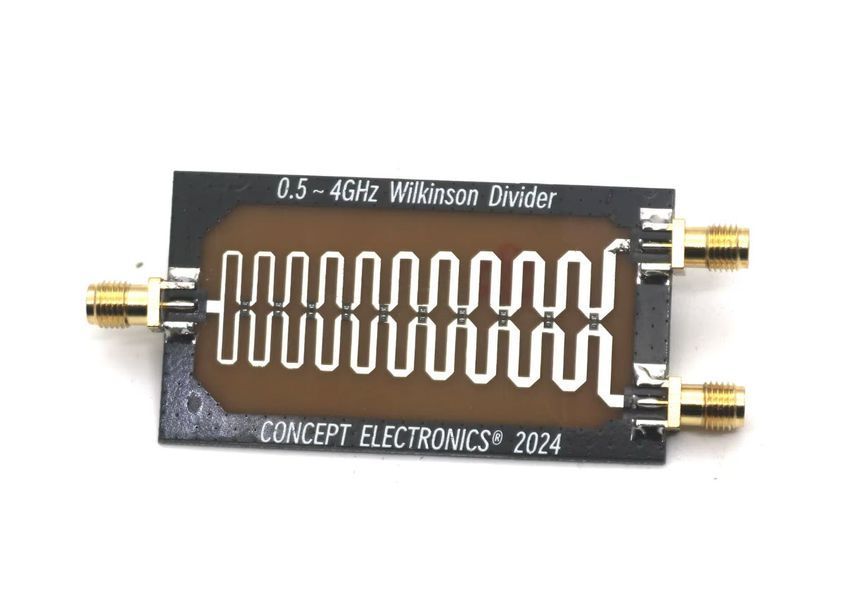 Делитель мощности Wilkinson 500 МГц &ndash; 4 ГГц (1:2) для RF-усилителей SMA Female (500-4000 Mhz) RF Power Splitter RF Divider Combiner For RF Amplifier Power Synthesis 868M 900M 915M 1.2G 1.5G 2.4G 8369 фото