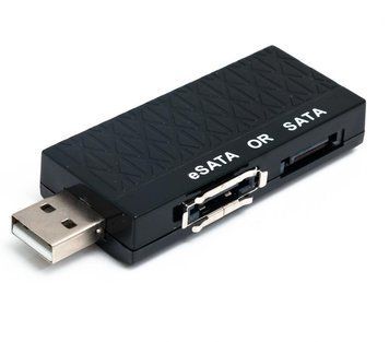 Перехідник USB &mdash; eSATA + SATA 585 фото