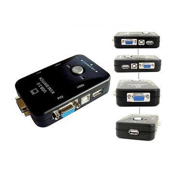 KVM switch 2 port (VGA, USB) MT-201UK переключатель на 2 USB порта KVM switch (коммутатор переключатель) 923 фото
