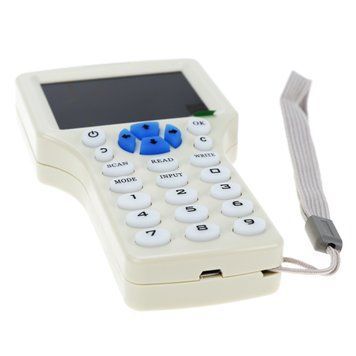 NFC RFID Публікатор ключів LCD екран + 8 чистих ключів, копіювальник, зчитувач 5107 фото