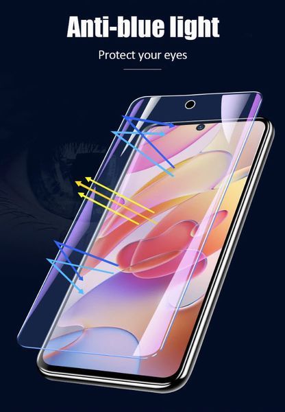 Xiaomi Redmi Note 11 стекло защитное 9H пленка без черной рамки отверстие под камеру 7917 фото