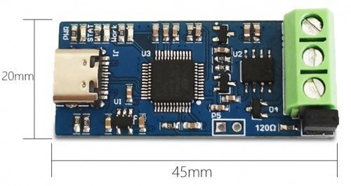 LC CANABLE v2.1 CAN FD CAN Bus Analyzer V2.0 (Cangaroo) аналізатор USB (543714A_Y151-240516) 8072 фото