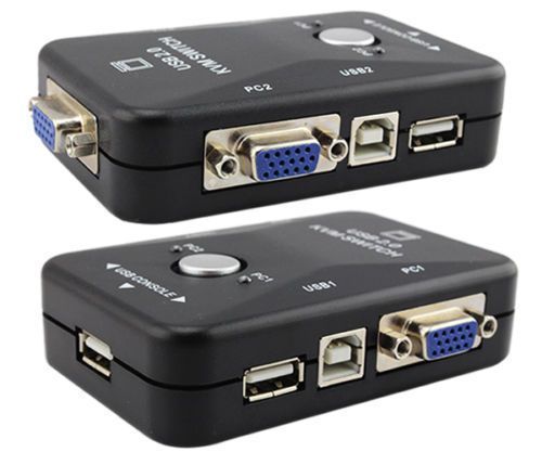 KVM switch 2 port (VGA, USB) MT-201UK переключатель на 2 USB порта KVM switch (коммутатор переключатель) 923 фото