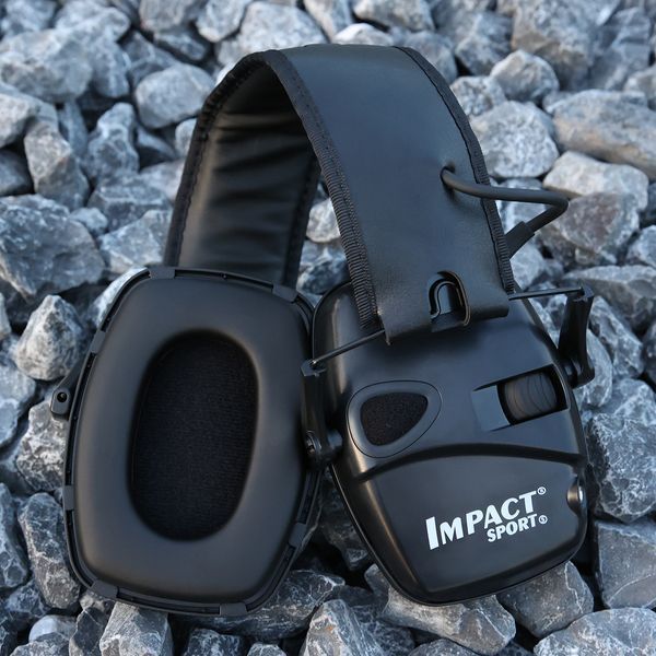 Наушники тактические Impact Sports (черные) они же Honeywell Impact Earmuff (Honeywell Howard Leight)   Активные шумоподавляющие наушники для защиты органов слуха при стрельбе, строительстве и любых других шумных работах.&nbsp;  Применение: полигон, стрельбище 6666 фото