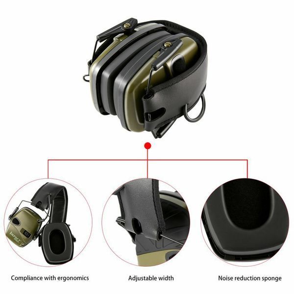 Наушники тактические Impact Sports (черные) они же Honeywell Impact Earmuff (Honeywell Howard Leight)   Активные шумоподавляющие наушники для защиты органов слуха при стрельбе, строительстве и любых других шумных работах.&nbsp;  Применение: полигон, стрельбище 6666 фото