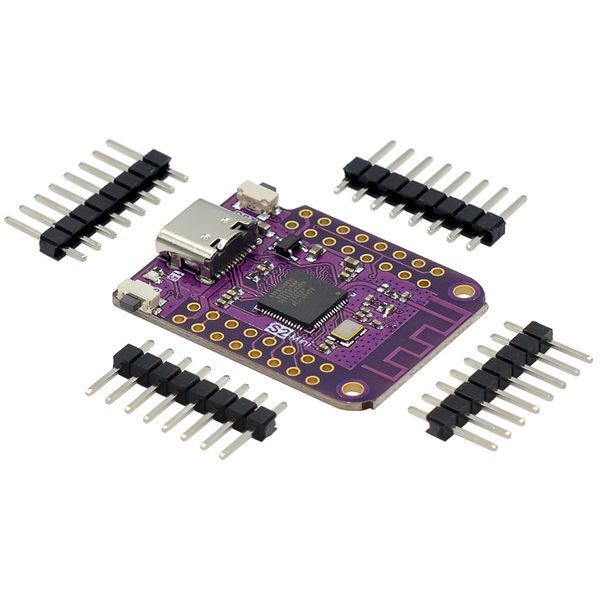 Wemos/Lolin S2 Mini V1.0.0 Type-c USB микроконтролер LX7 WIFI IOT Board based ESP32-S2FN4R2 ESP32-S2 4MB FLASH 6656 фото
