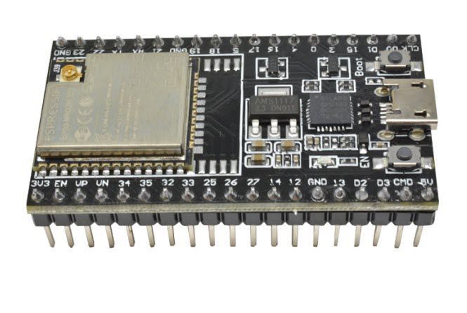 Модуль ESP32-WROOM-32U (38 pin, microUSB, виведення IPEX) DevKitC мікроконтролер плата розробки Wi-Fi Bluetooth 2.4 ГГц, 4 МБ Flash 6927-2 фото