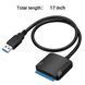 Адаптер USB 3.0 &mdash; SATA (22+7) UASP з можливістю подавання доп.живлення (3,5 мм) для 3,5' HDD (NAS) 5452 фото 1