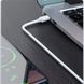 Кабель PD USB 100W 5A (Type-C) папа-папа (1 м) QC 4.0 3.0 цвет БЕЛЫЙ power charge Huawei Samsung Macbook заряд 7358 фото 3