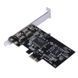 Контроллер PCIe Firewire (ASM1083 + VIA VT6308P) IEEE 1394 PCI (3 port: 6 pin + 4 pin) + кабель 7878 фото 5