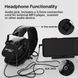 Наушники тактические Impact Sports (черные) они же Honeywell Impact Earmuff (Honeywell Howard Leight)   Активные шумоподавляющие наушники для защиты органов слуха при стрельбе, строительстве и любых других шумных работах.&nbsp;  Применение: полигон, стрельбище 6666 фото 18