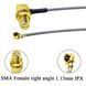 Переходник пигтейл U.FL/UFL/IPEX - SMA female угловой (Right Angle 90 гр) 15 см RF1.13 4595-5-2 фото 2
