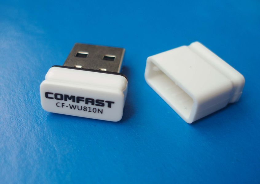 Wi-Fi USB адаптер Comfast CF-WU810N, сетевая белая, RTL8188EUS, 150 Мбит/с 4261 фото