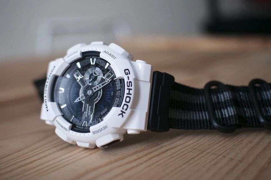 NATO Zulu ремешок для часов Casio G-Shock #10 (синий цвет с голубой строчкой) нейлон + держатели Nylon Canvas 5795 фото