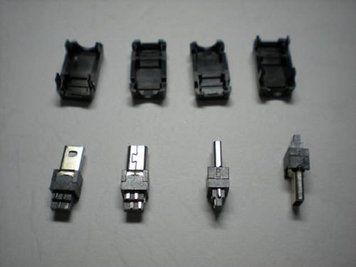 Разъем USB Mini male 8 pin (в корпусе) восьми контактный штекер коннектор MU08M250 3328 фото