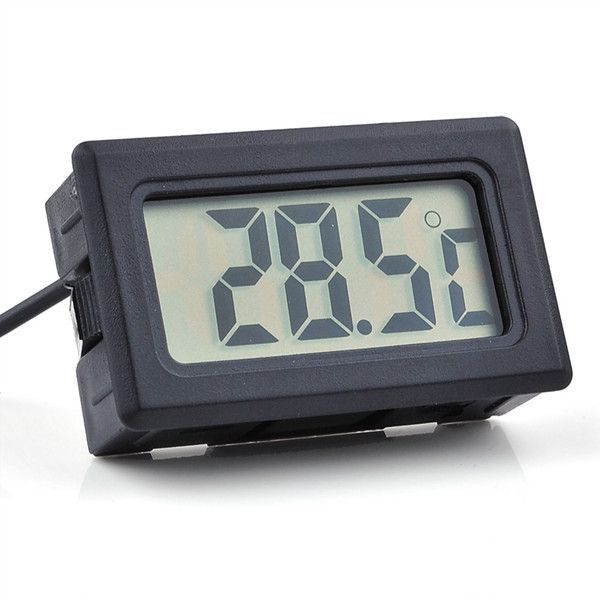 Датчик температури з LCD дисплеєм (кабель 80 см) градуси Цельсій (Фаренгейт) 56 фото