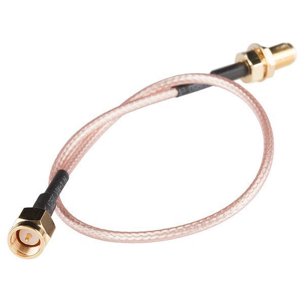 Пігтейл перехідник роз'єм SMA Male - SMA Female (20 см) RG316 -20см- подовжувач wi-fi mikrotik female Pigtail mini PCI Tp-Link 7605 фото