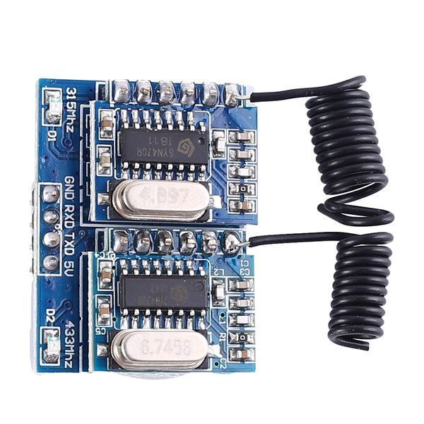 YS-RF34B v1.01 модуль бездротовий дводіапазонний 315, 433 Мгц контролер Arduino (сигналізації, ворота, датч 5817 фото