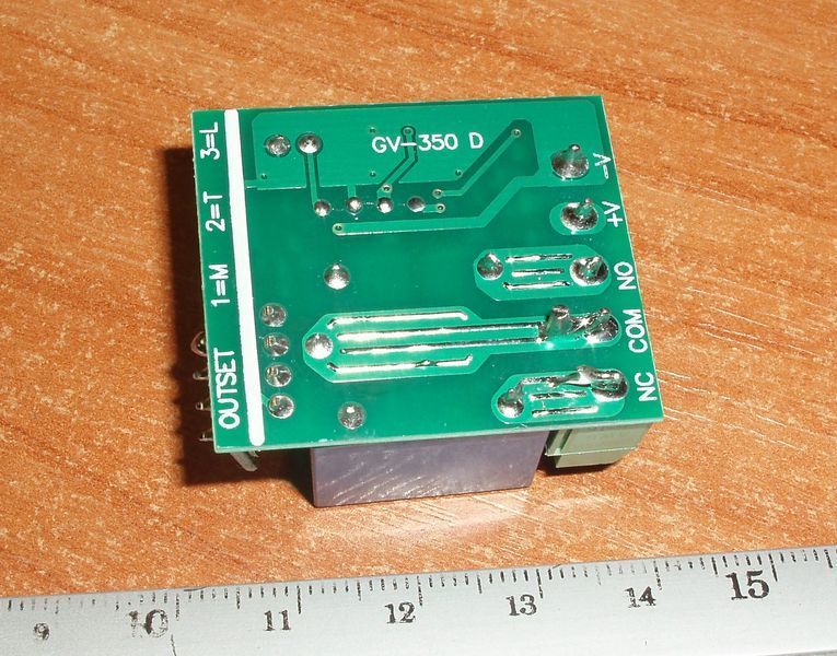 GV-350D реле радіокероване навчальне 12 V 10 A 1-канал padio 433MHZ під пульт ДК EA0001575-15 радіокеровані 4414 фото