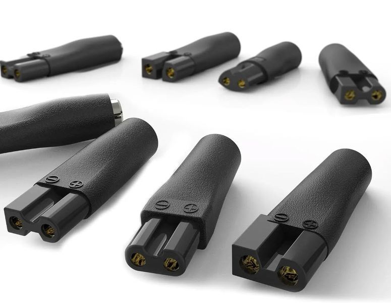 Norelco LISI набір кабелів-перехідників 8 шт (7 шт + кабель 5V USB-jack 5,5*2,1 мм) &mdash; зарядні дроти конектори роз'ємів різних форм для машинок для стриження волосся і тримерів барбершоп перукаря Shavers Razors Trimmers Philips, Remington, Wahl, Panasonic 3464-3 фото