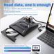 B21-Y 3-in-1 привод записывающий DVD-RW (read+write) USB 3.0 Type-C + HUB вшений Combo привод Burner, SD Card, 4312-2 фото 7
