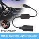 Кабель живлення перехідник 12v/24v mini jack (мама female 5.5*2.1 мм) &mdash; 12 V (роз'єм прикурювача Cigarette Soc 7301 фото 4