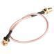 Пігтейл перехідник роз'єм SMA Male - SMA Female (20 см) RG316 -20см- подовжувач wi-fi mikrotik female Pigtail mini PCI Tp-Link 7605 фото 4