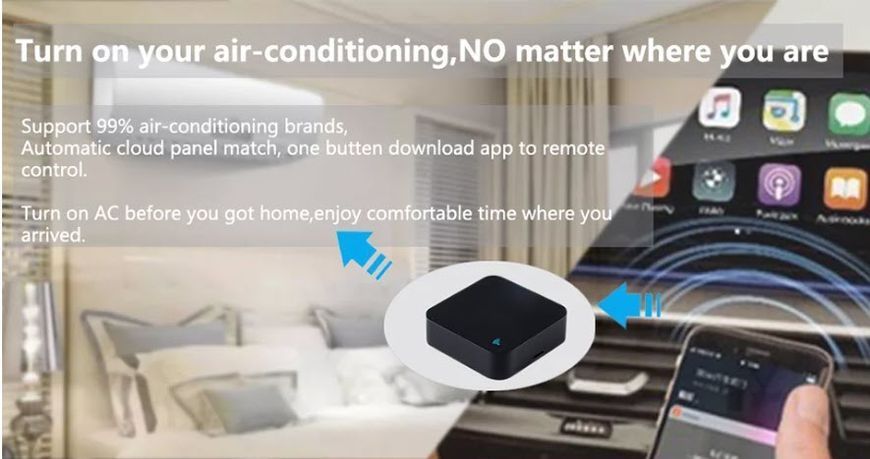 S11 Tuya WiFi+RF+IR ІЧ+радіо універсальний пульт для розумного дому Remote Control 433MHz/315MHz For Smart Home Via SmartLife for Air Conditioner ALL TV Support Alexa,Google Home 8170 фото