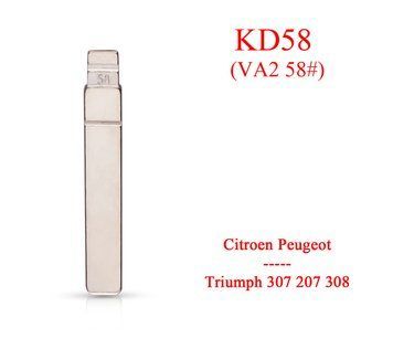 Keydiy жало KD No 58 (VA2 58#) Citroen Triumph Peugeot 307 207 308 лезо 5696 фото