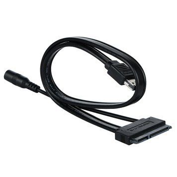 Адаптер eSATA Power 12V - SATA (15+7) Dual Power USB 12V 5V Blueray Play DVD Play CD Rom 5244 фото