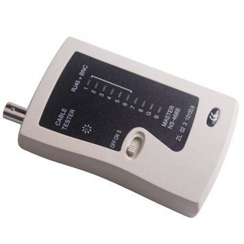 Тестер сетевой BNC/RCA/RJ45/RJ11 для витой пары и коаксиала (NS-488) 884 фото