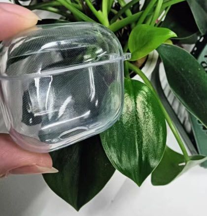 Apple Airpods4 TPU чохол силіконовий (прозорий) 8017 фото