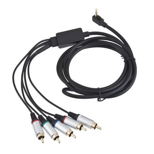PSP-S180 Sony Playstation 2 PSP Slim AV Video Cable 5 RCA, 3.5 мм (1.5 м) кабель component RGB метал наконечн 1896 фото