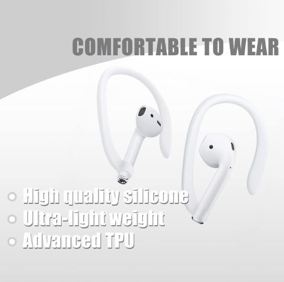 Apple AirPods Pro, Apple AirPods 3 тримач завушний (лівий + правий) Anti-fall Bluetooth Earphone Holder 8021 фото