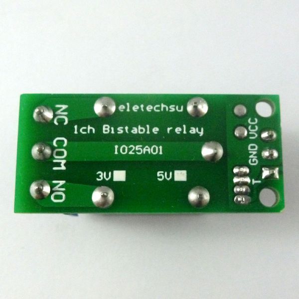 IO25A01 5V DC реле импульсное бистабильное 5V Flip-Flop Latch Relay Module Bistable Self-locking Switch Low pu 5454 фото