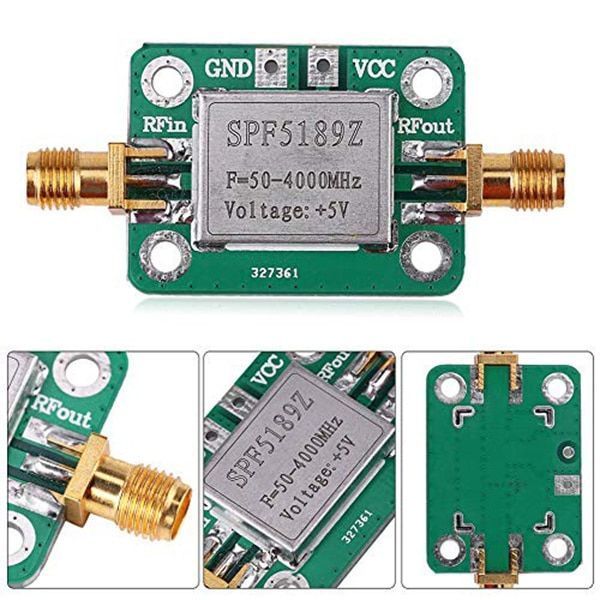 Усилитель SPF5189 LNA 50-4000MHz защитный экран RF Low Noise Amplifier Signal Receiver Module Shield Board Ard 6018 фото