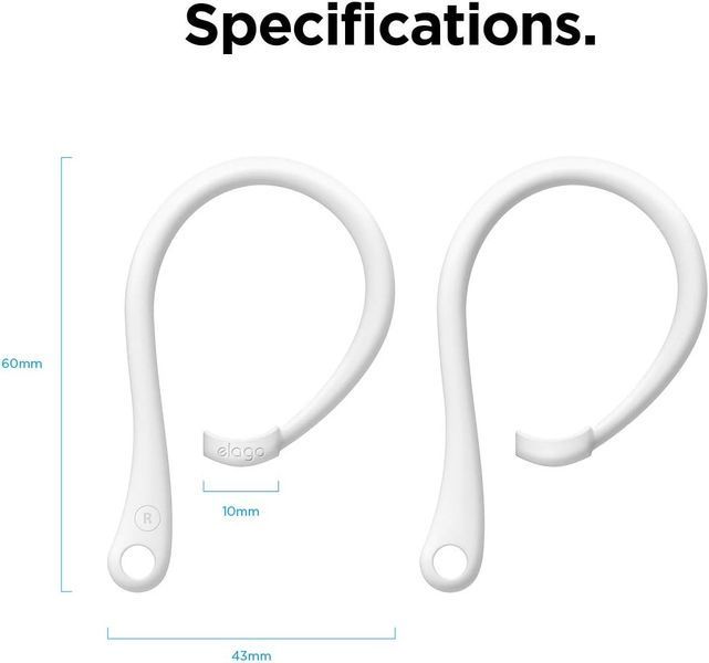 Apple AirPods Pro, Apple AirPods 3 тримач завушний (лівий + правий) Anti-fall Bluetooth Earphone Holder 8021 фото