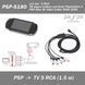 PSP-S180 Sony Playstation 2 PSP Slim AV Video Cable 5 RCA, 3.5 мм (1.5 м) кабель component RGB метал наконечн 1896 фото 1