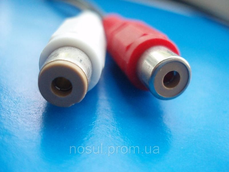 Аудио кабель 3.5 jeck - 2RCA 0,3 м 3949 фото