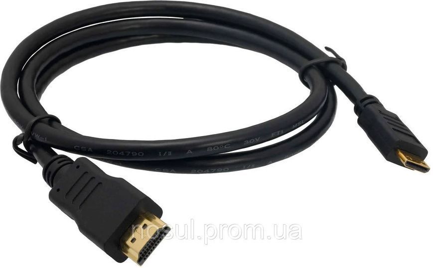 Кабель HDMI (папа) - mini HDMI (папа), длина 1.5 м позолоченные контакты 1786 фото