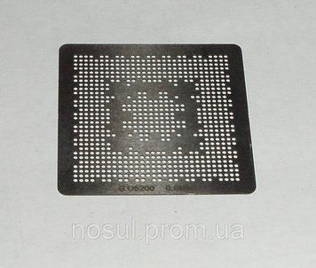 BGA шаблони Nvidia 0.6 mm GO5200 трафарети для реболлу реболінг-набір відновлення паяння ремонт прямого нагру 4057 фото
