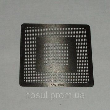 BGA шаблоны ATI 0.6 mm R360 трафареты для реболла реболинг набор восстановление пайка ремонт прямого нагрева 4122 фото