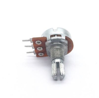 Потенциометр WH148 B1K 0..1 кОм (3-pin) линейный регулятор с валом 15 мм и крепежом 3-х контактный Audio Amplifier Sealing Potentiometers Kit 5159 фото